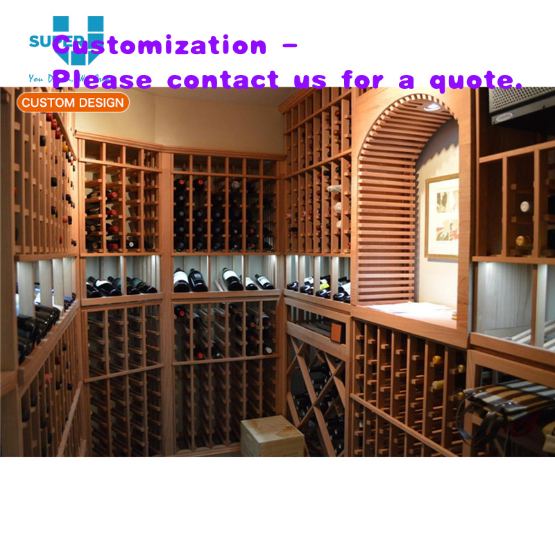 Wine Beer Rack - 맞춤형 상업용 나무 와인 맥주 진열대