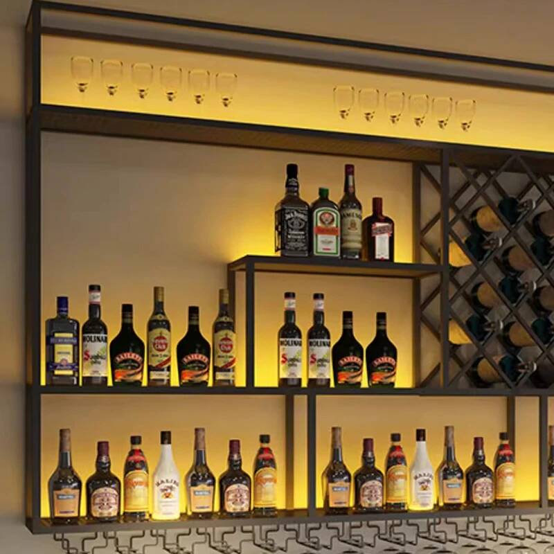 벽걸이 조명 디스플레이 캐비닛 공간 절약형 북유럽풍 - Wine Beer Rack 리뷰 및 가격