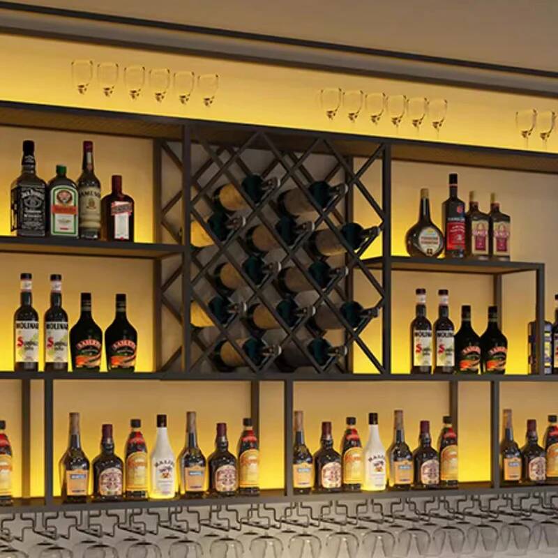  벽걸이 조명 디스플레이 캐비닛 공간 절약형 북유럽풍 - Wine Beer Rack 리뷰 및 가격