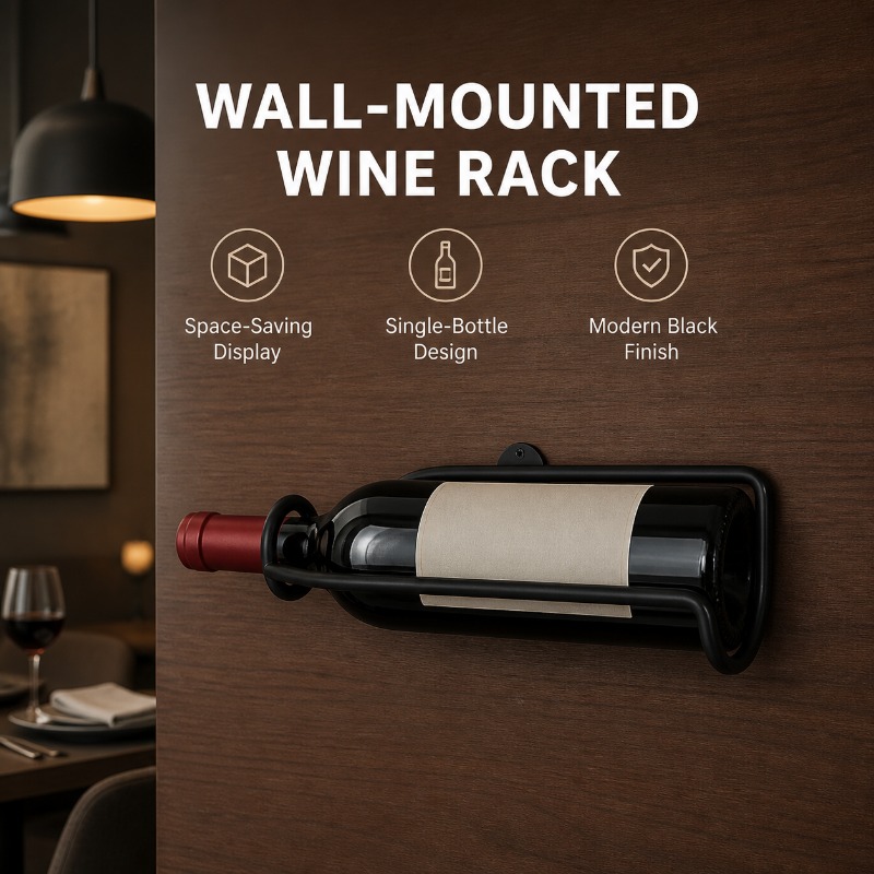 벽걸이형 금속 와인랙 모던 유럽 스타일 걸이형 병 디스 - Wine Beer Rack 리뷰 및 가격