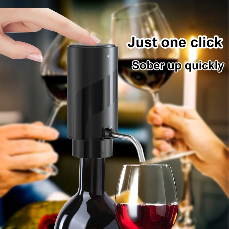 지능형 와인 에어레이터 디스펜서 충전식 원터치 전기 와 - Wine Beer Liquor 리뷰 및 가격