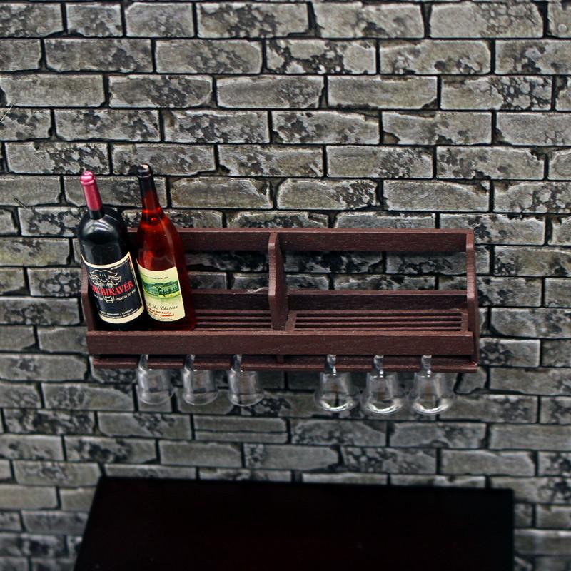 1 세트 인형 집 장난감 시뮬레이션 벽 마운트 와인 랙 - Wine Rack Wall Mount 리뷰 및 가격