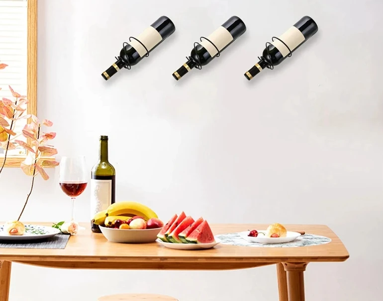 벽걸이형 와인랙 6개 팩 - 나사가 있는 레드 와인병  - Wine Rack Wall Mount 리뷰 및 가격