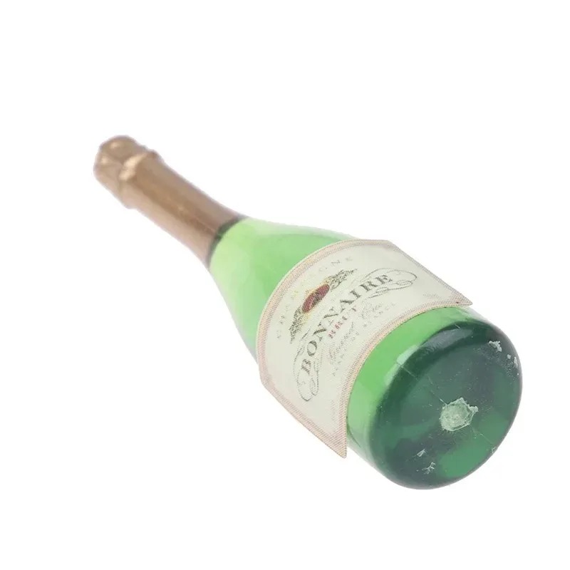 2Pcs 인형 집 미니 투명 유리 샴페인 병 모델 시뮬 - Wine Beer Liquor 리뷰 및 가격
